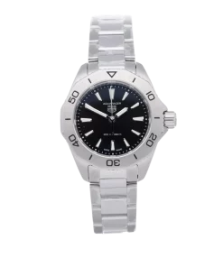 TAG Heuer Aquaracer Lady WBP1410.BA0622 Quartz 30mm Female Replica Watch - Black Dial, Steel Case