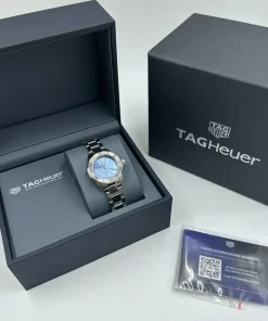 TAG Heuer Aquaracer Lady WBP1415.BA0622 Quartz 30mm Female Replica Watch - Blue Dial, Steel Case