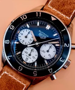 TAG Heuer Autavia CBE2110.FC8226 Automatic 42mm Unisex Replica Watch - Black Dial, Steel Case