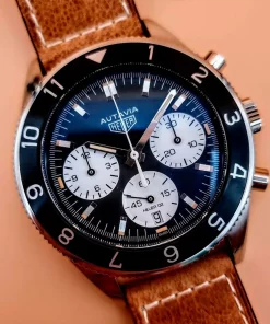 Alternative view of TAG Heuer Autavia CBE2110.FC8226 Automatic 42mm Unisex Replica Watch - Black Dial, Steel Case