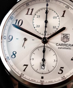Alternative view of TAG Heuer Carrera Calibre 16 CAS2112.FC6291 Automatic 41mm Unisex Replica Watch - White Dial, Steel Case