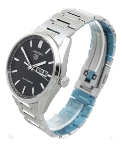 Alternative view of TAG Heuer Carrera Calibre 5 WBN2010.BA0640 Automatic 41mm Unisex Replica Watch - Black Dial, Steel Case