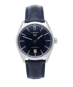 TAG Heuer Carrera Calibre 5 WBN2112.FC6504 Automatic 39mm Unisex Replica Watch - Blue Dial, Steel Case