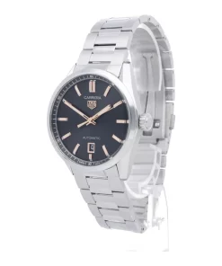 Alternative view of TAG Heuer Carrera Calibre 5 WBN2113.BA0639 Automatic 39mm Unisex Replica Watch - Black Dial, Steel Case
