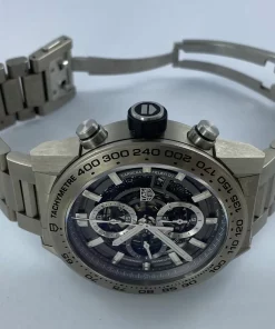 Alternative view of TAG Heuer Carrera Calibre HEUER 01 CAR2A8A.BF0707 Automatic 43mm Unisex Replica Watch - Transparent Dial, Titanium Case