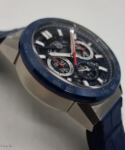 Alternative view of TAG Heuer Carrera CBG2011.FC6430 Automatic 43mm Unisex Replica Watch - Transparent Dial, Steel Case