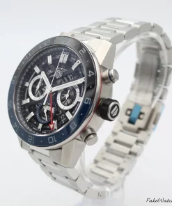 Alternative view of TAG Heuer Carrera CBG2A1Z.BA0658 Automatic 45mm Unisex Replica Watch - Black Dial, Steel Case