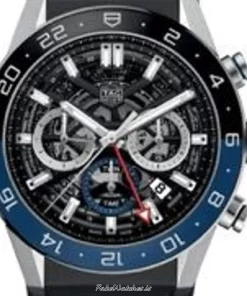 TAG Heuer Carrera CBG2A1Z.FT6157 Automatic 45mm Unisex Replica Watch - Black Dial, Steel Case