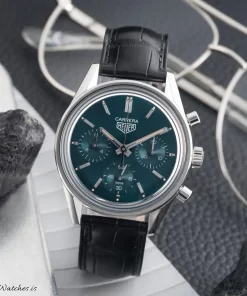 TAG Heuer Carrera CBK221F.FC6479 Automatic 39mm Unisex Replica Watch - Green Dial, Steel Case