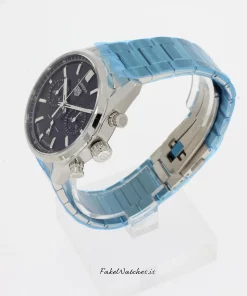 Alternative view of TAG Heuer Carrera CBN2011.BA0642 Automatic 42mm Unisex Replica Watch - Blue Dial, Steel Case