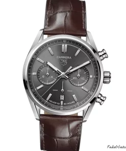 TAG Heuer Carrera CBN2012.FC6483 Automatic 42mm Unisex Replica Watch - Grey Dial, Steel Case