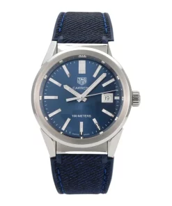 Alternative view of TAG Heuer Carrera Lady WBG1310.FT6115 Quartz 36mm Female Replica Watch - Blue Dial, Steel Case