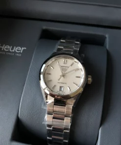 Alternative view of TAG Heuer Carrera Lady WBN2410.BA0621 Automatic 29mm Female Replica Watch - White Dial, Steel Case