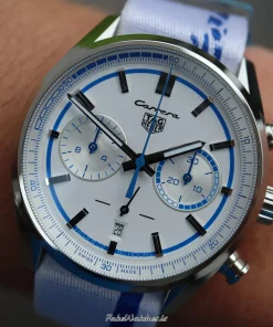 TAG Heuer Carrera Porsche Chronograph Special Edition CBN2016.EB0275 Automatic 42mm Unisex Replica Watch - White Dial, Steel Case