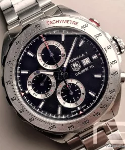 Alternative view of TAG Heuer Formula 1 Calibre 16 CAZ2010.BA0876 Automatic 44mm Unisex Replica Watch - Black Dial, Steel Case