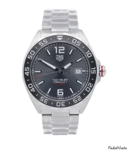 TAG Heuer Formula 1 Calibre 5 WAZ2011.BA0842 Automatic 43mm Unisex Replica Watch - Grey Dial, Steel Case