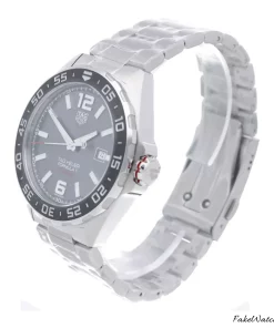 Alternative view of TAG Heuer Formula 1 Calibre 5 WAZ2011.BA0842 Automatic 43mm Unisex Replica Watch - Grey Dial, Steel Case