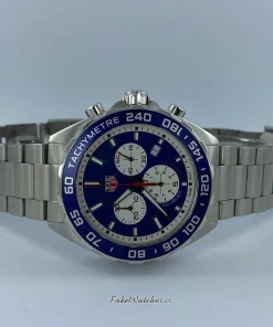 TAG Heuer Formula 1 CAZ1018 Quartz 43mm Male Replica Watch - Blue Dial, Steel Case