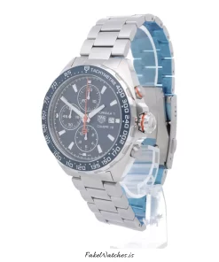 Alternative view of TAG Heuer Formula 1 CAZ201G.BA0876 Automatic 44mm Unisex Replica Watch - Blue Dial, Steel CaseMM