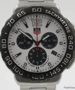 TAG Heuer Formula 1 Quartz CAU1111.BA0858 Quartz 42mm Unisex Replica Watch - White Dial, Steel Case