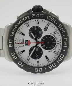 Alternative view of TAG Heuer Formula 1 Quartz CAU1111.BA0858 Quartz 42mm Unisex Replica Watch - White Dial, Steel Case