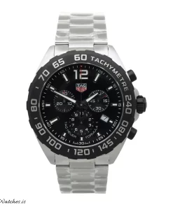 TAG Heuer Formula 1 Quartz CAZ1010.BA0842 Quartz 43mm Unisex Replica Watch - Black Dial, Steel Case