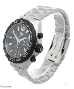 Alternative view of TAG Heuer Formula 1 Quartz CAZ1010.BA0842 Quartz 43mm Unisex Replica Watch - Black Dial, Steel Case
