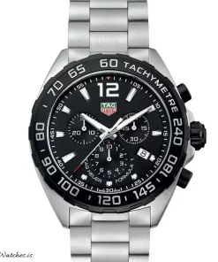 TAG Heuer Formula 1 Quartz CAZ1010.BA0842 Quartz 43mm Unisex Replica Watch - Black Dial, Steel Case