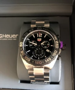 Alternative view of TAG Heuer Formula 1 Quartz CAZ1010.BA0842 Quartz 43mm Unisex Replica Watch - Black Dial, Steel Case