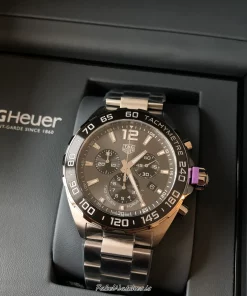 Alternative view of TAG Heuer Formula 1 Quartz CAZ1011.BA0842 Quartz 43mm Unisex Replica Watch - Grey Dial, Steel Case
