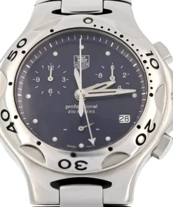 TAG Heuer Kirium CL1114.BA0701 Quartz 38mm Unisex Replica Watch - Blue Dial, Steel CaseMM