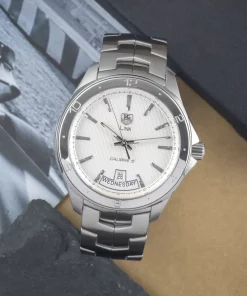 TAG Heuer Link Calibre 5 WAT2011.BA0951 Automatic 42mm Unisex Replica Watch - Grey Dial, Steel Case