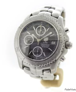 Alternative view of TAG Heuer Link CT2111 Automatic 42mm Unisex Replica Watch - Black Dial, Steel Case