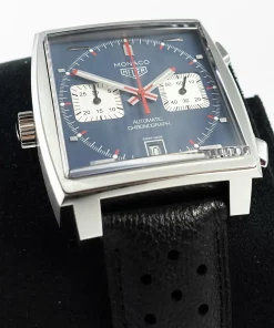 Alternative view of TAG Heuer Monaco Calibre 11 CAW211P.FC6356 Automatic 39mm Male Replica Watch - Blue Dial, Steel Case
