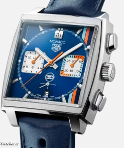 TAG Heuer Monaco CBl2115.FC6494 Automatic 39mm Unisex Replica Watch - Blue Dial, Steel Case