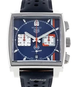 TAG Heuer Monaco CBL2115.FC6494 Automatic 39mm Unisex Replica Watch - Blue Dial, Steel Case