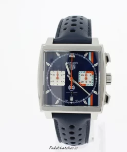 TAG Heuer Monaco CBL2115.FC6494 Automatic 39mm Unisex Replica Watch - Blue Dial, Steel Case