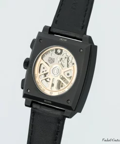 Alternative view of TAG Heuer Monaco CBL2180.FC6497 Automatic 39mm Unisex Replica Watch - Black Dial, Titanium Case