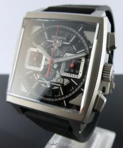 Alternative view of TAG Heuer Monaco CBL2183.FT6236 Automatic 39mm Unisex Replica Watch - Transparent Dial, Titanium Case