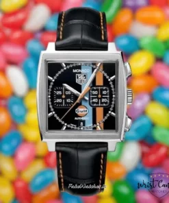 TAG Heuer Monaco CW211A.FC6228 Automatic 38mm Unisex Replica Watch - Black Dial, Steel Case