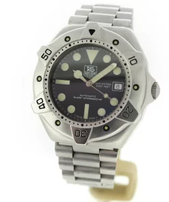 TAG Heuer Vintage WS2110-2 Automatic 43mm Unisex Replica Watch - Black Dial, Steel Case