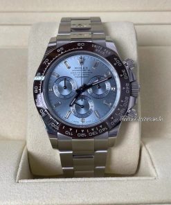 Rolex Daytona 116506IBLSO Ice Blue Dial Men's Automatic Watch – Silver-tone Oyster Bracelet