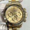 Rolex Daytona 116508 Champagne Dial 18K Yellow Gold 40mm Automatic Chronograph Watch