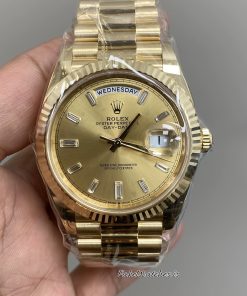 Rolex Day-Date 40 228238 Yellow Gold Champagne Dial Automatic Replica Watch