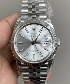 Replica Rolex Datejust 36mm 126234 Silver Dial Stainless Steel Automatic Watch