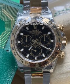 Rolex Cosmograph Daytona 116503 Two-Tone Black Dial 40mm Automatic Chronograph Watch