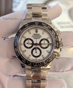 Replica Rolex Daytona m116500ln-0001 White Dial 40mm Automatic