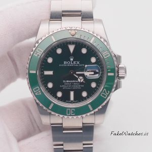 Rolex Submariner 116610LV Men's Green Dial Automatic Watch – 40mm Stainless Steel Bracelet