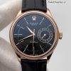 Rolex Cellini Date 50515-0011 Black Dial 18K Everose Gold Automatic 39mm Replica Watch