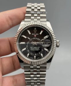 Replica Rolex Sky-Dweller m326934-0006 Men's Automatic 42mm Black Dial